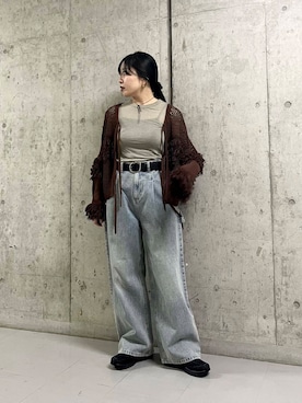 「新作」｜「アイテム（パンツ）」を使った、わたさん（レディース・156cm）の冬コーディネート