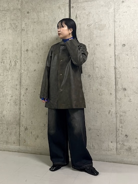 「ハロウィン」｜「アイテム（その他アウター）」を使った、わたさん（レディース・156cm）の秋コーディネート