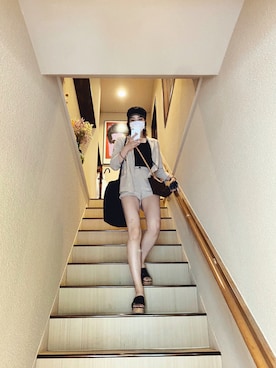 「OUTLET（アウトレット）のアイテム」を使った、ユイさん（レディース・167cm）の夏コーディネート