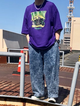 「SILVER BULLET（シルバーバレット）のアイテム（パンツ）」を使った、ＴａＫｕ🥑さん（メンズ・164cm）の春コーディネート