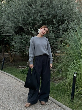 「アイテム（スニーカー、その他）」を使った、azuさん（レディース・159cm）の秋コーディネート