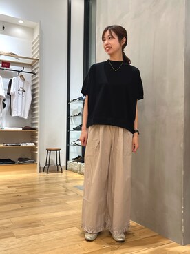 「かぐれ（カグレ）のアイテム（Tシャツ/カットソー）」を使った、chikaさん（レディース・164cm）の秋コーディネート