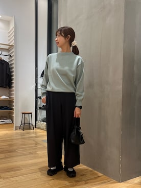 「完声パンツ」｜chikaさん（レディース・163cm）の秋コーディネート