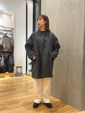 「FORK&SPOON（フォークアンドスプーン）のアイテム」を使った、chikaさん（レディース・163cm）の冬コーディネート