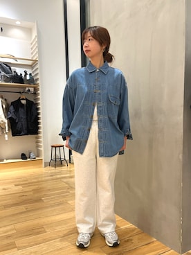 「Lee（リー）のアイテム（トップス）」を使った、chikaさん（レディース・163cm）の春コーディネート