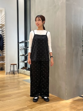 「URBAN RESEARCH DOORS（アーバンリサーチドアーズ）のアイテム（キャミソール）」を使った、chikaさん（レディース・164cm）の秋コーディネート