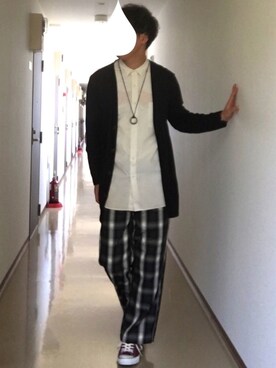 「REPIDO（リピード）のアイテム」を使った、ナオさん（メンズ・179cm）の春コーディネート