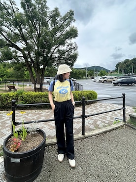 「SINOON（シヌーン）のアイテム」を使った、N♡さん（レディース・160cm）の夏コーディネート