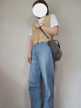 「TIMEX（タイメックス）のアイテム」を使った、ちゃきさん（レディース・164cm）の夏コーディネート