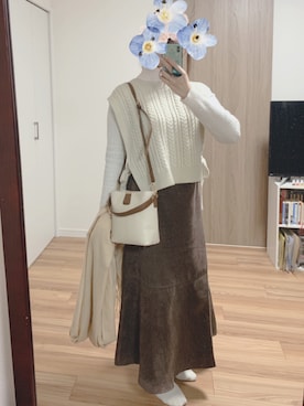 「アイテム（PC・スマホグッズ/家電）」を使った、nana.さん（レディース・159cm・20代）の冬コーディネート