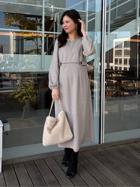AOIさん（レディース・157cm）の冬コーディネート