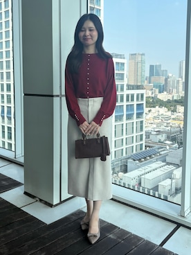 AOIさん（骨格ウェーブ・レディース・157cm）の秋コーディネート