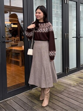 AOIさん（レディース・157cm）の冬コーディネート