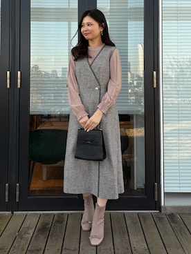 AOIさん（レディース・157cm）の冬コーディネート