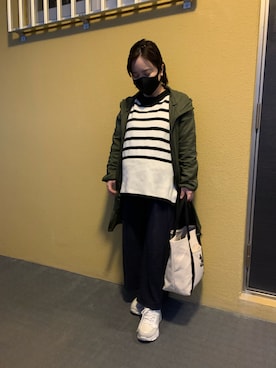 とみちゃんさん（レディース・145cm）の冬コーディネート