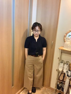 「menue（メヌエ）のアイテム」を使った、とみちゃんさん（レディース・145cm）の秋コーディネート