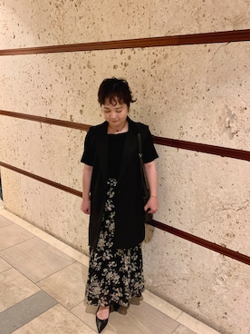 「Honeys（ハニーズ）のアイテム」を使った、とみちゃんさん（レディース・145cm）の秋コーディネート