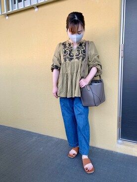 とみちゃんさん（レディース・145cm）の秋コーディネート