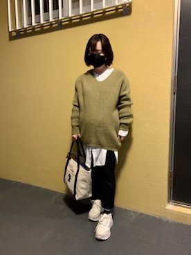 とみちゃんさん（レディース・145cm）の冬コーディネート