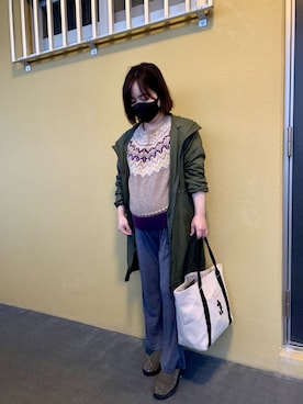 とみちゃんさん（レディース・145cm）の冬コーディネート