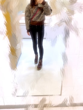 Momさん（レディース・157cm）の冬コーディネート