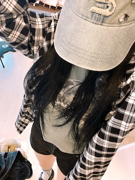 「DAZZSHOP（ダズショップ）のアイテム」を使った、Momさん（レディース・157cm）の夏コーディネート