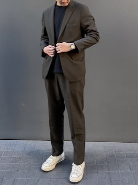 「KLON（クローン）のアイテム」を使った、KLON Officialさん（メンズ・177cm）の冬コーディネート