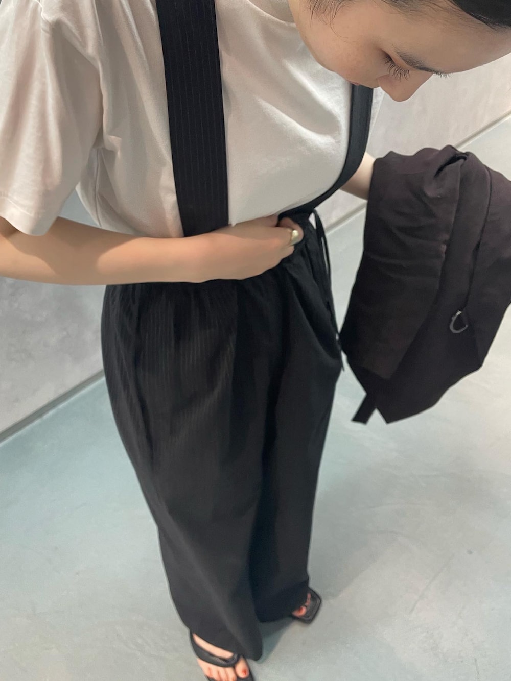 エンフォルド ミリオーネ サロペット スカート オールインワン THOUSAND MILE｜サロペット スカート SALOPETTE SKIRT