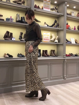 「ORiental TRaffic（オリエンタルトラフィック）のアイテム（ブーツ）」を使った、WAららぽーとエキスポシティ店さん（レディース・160cm）の秋コーディネート