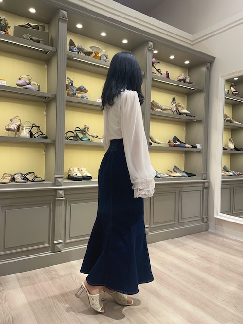 ☆お値引可能☆【極美品】Oriental Traffic  クリアヒールレースミュールサンダル ORiental TRaffic（オリエンタルトラフィック） サンダル クリアヒール