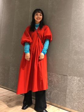 蒼葉えるさん（レディース・166cm）の秋コーディネート