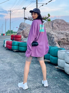 蒼葉えるさん(レディース・166cm)の夏コーディネート