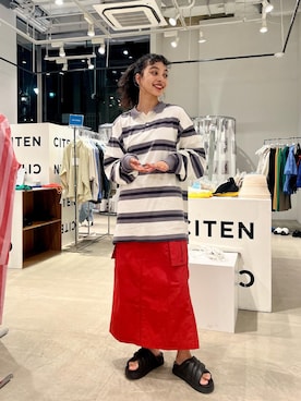 蒼葉えるさん(レディース・166cm)の春コーディネート