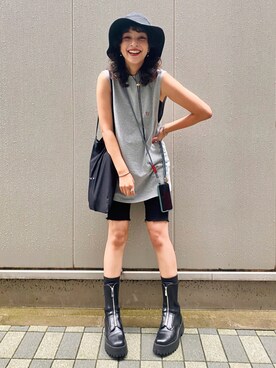 蒼葉えるさん（レディース・166cm）の夏コーディネート
