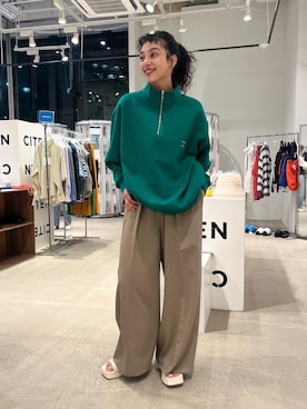 蒼葉えるさん（レディース・166cm）の春コーディネート