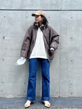 蒼葉えるさん(レディース・166cm)の春コーディネート