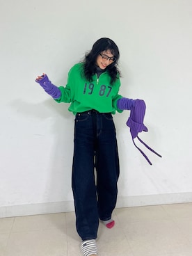 「87mm（87mm）のアイテム」を使った、蒼葉えるさん（レディース・166cm）の冬コーディネート