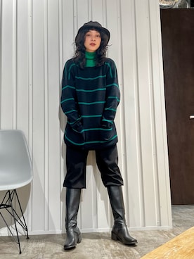 蒼葉えるさん(レディース・166cm)の春コーディネート