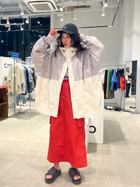 蒼葉えるさん(レディース・166cm)の春コーディネート