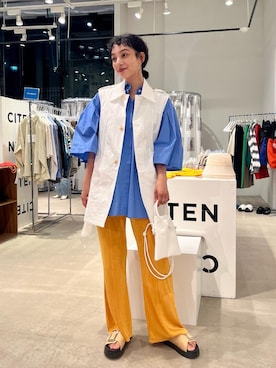 蒼葉えるさん(レディース・166cm)の春コーディネート