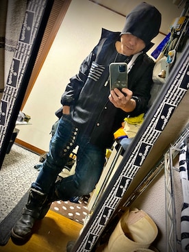 「アイテム（ジャケット/アウター）」を使った、hi☆®️ock.69(o・・o)/~さん（メンズ・50cm）の秋コーディネート