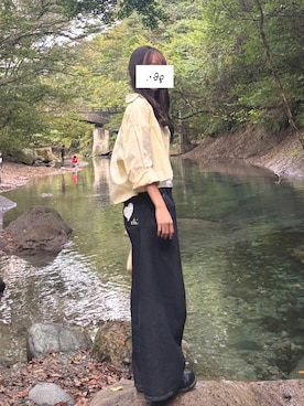 「mline（エムライン）のアイテム」を使った、sakuraさん（レディース・164cm）の春コーディネート