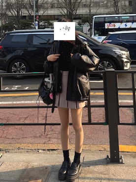 「R&E（アールアンドイー）のアイテム」を使った、sakuraさん（レディース・164cm）の春コーディネート