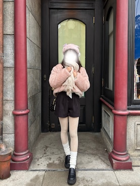 「R&E（アールアンドイー）のアイテム」を使った、sakuraさん（レディース・164cm）の冬コーディネート