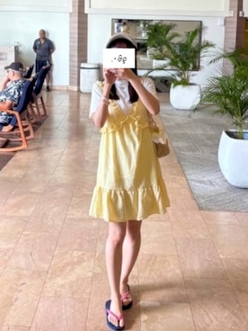 「Maison Kitsune（メゾンキツネ）のアイテム」を使った、sakuraさん（レディース・164cm）の春コーディネート