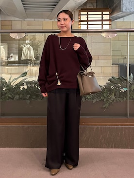 「norme（ノーム）のアイテム」を使った、manamiさん（レディース・148cm）の秋コーディネート