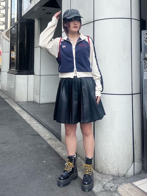 ニーレングスプリーツスカート【セットアップ対応】（スカート