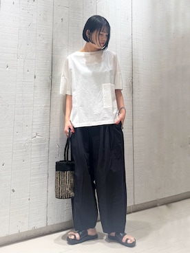 「JOURNAL STANDARD LUXE（ジャーナルスタンダード　ラックス）のアイテム」を使った、Y.Kさん（レディース・163cm）の夏コーディネート