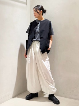 「JOURNAL STANDARD LUXE（ジャーナルスタンダード　ラックス）のアイテム」を使った、Y.Kさん（レディース・163cm）の夏コーディネート