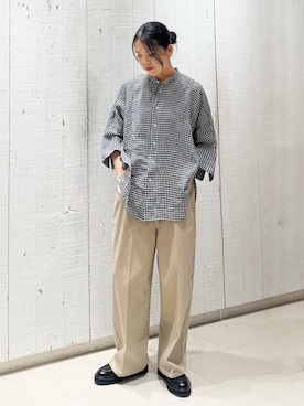 「JOURNAL STANDARD LUXE（ジャーナルスタンダード　ラックス）のアイテム」を使った、Y.Kさん（レディース・163cm）の夏コーディネート